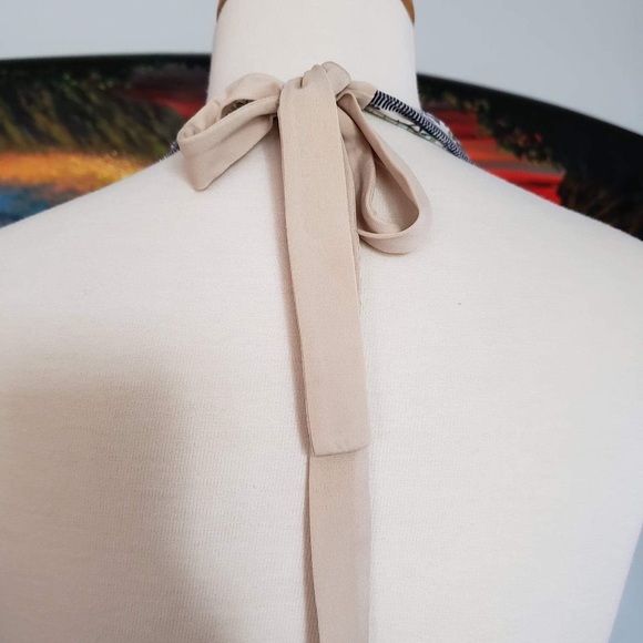 Women's summer beach printed halter dress - Picture 9 of 12